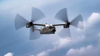Tahun lalu, Komando Operasi Khusus Angkatan Udara memerintahkan penghentian sementara armada Osprey menyusul insiden keselamatan berturut-turut di mana kopling Osprey selip, menyebabkan distribusi daya tidak merata ke rotor Osprey. Foto: Boeing