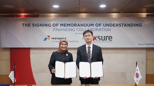 Pertamina International Shipping Jalin Kerja Sama dengan K-SURE dan KEXIM.