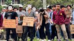 Ratusan Mahasiswa di Medan Gelar Mimbar Rakyat Tolak Politik Dinasti