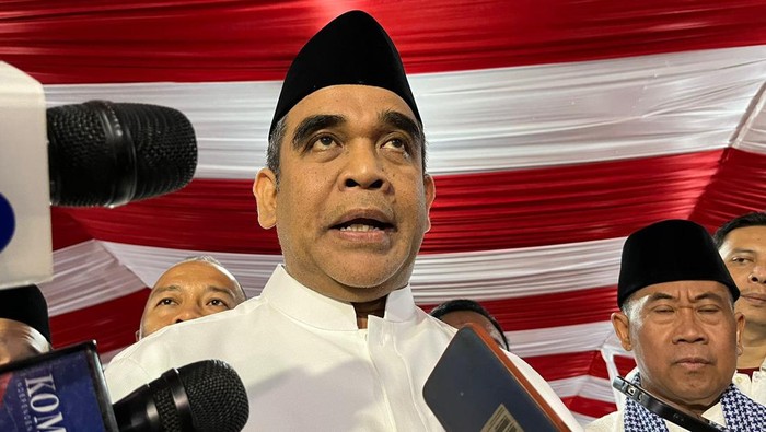 Sekjen Gerindra Ahmad Muzani di Bogor (Anggi-detikcom)