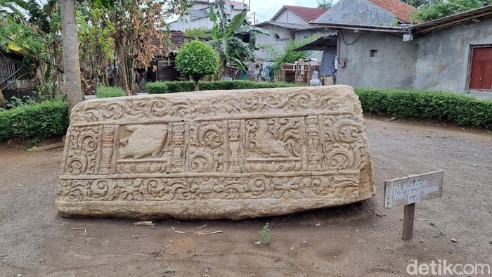 Penampakan situs Watu Gilang di Pedukuhan Gilang, Kalurahan Baturetno, Kapanewon Banguntapan, Kabupaten Bantul, Kamis (30/11/2023).