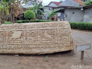 Berbentuk Persegi dan Banyak Relief, Ini Situs Watu Gilang Baturetno di Bantul