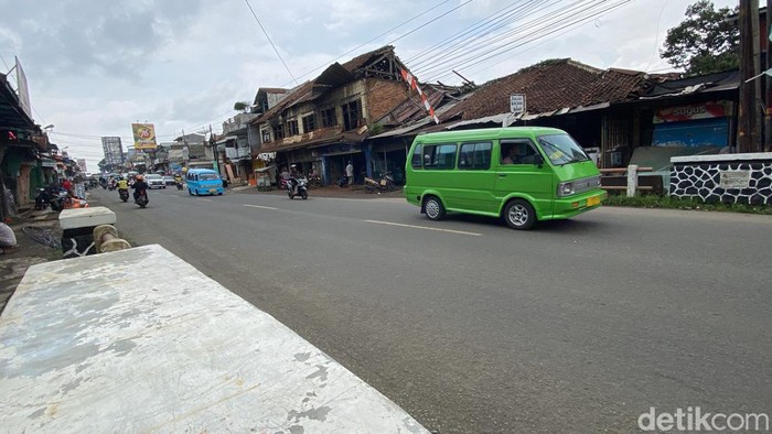 TKP tawuran maut di Sukabumi.