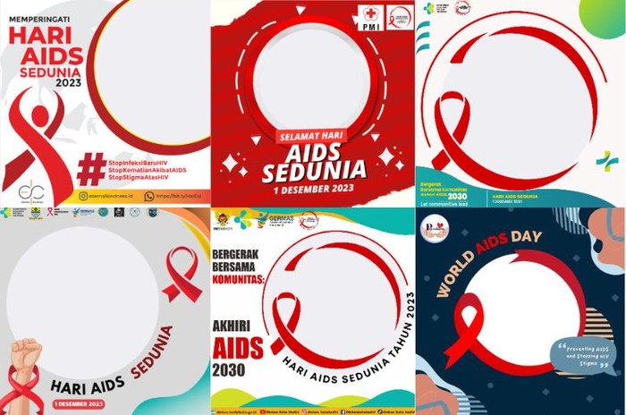 twibbon Hari AIDS Sedunia 2023