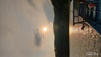 Sunset yang memukau.