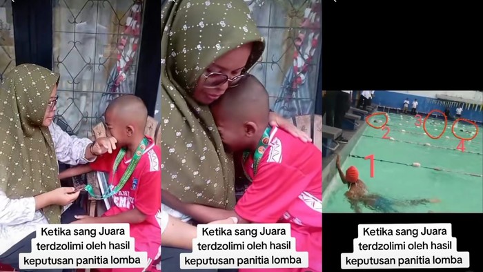 Video Viral Bocah Lomba Renang