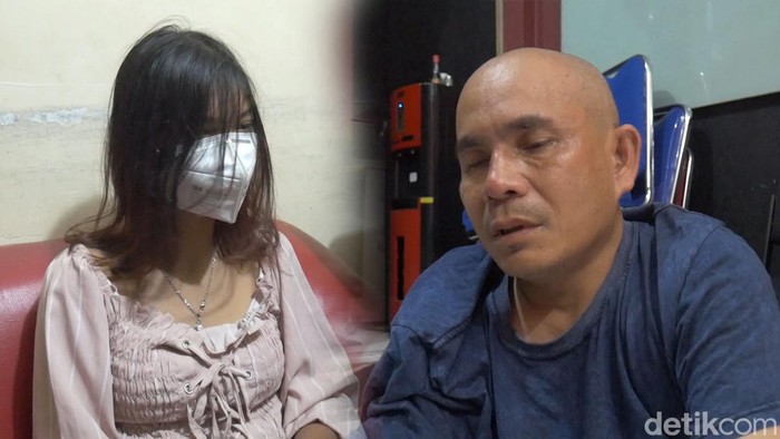 Ahmad Yuda dan istri sirinya, BLP, pelaku pembunuhan terhadap Tetty Rumondang. (Alamuddin Hamapu/detikSumut)