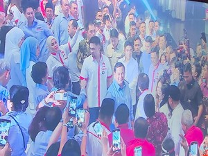 Prabowo Hadiri Deklarasi Organisasi Pandawa Lima di Djakarta Theater