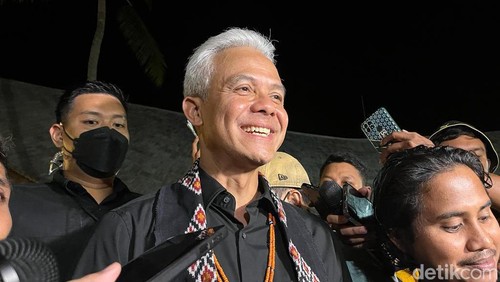 Capres nomor urut 3 Ganjar Pranowo (Anggi/detikcom).