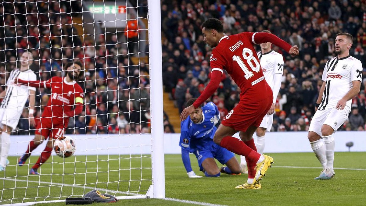 Liverpool vs LASK di babak pertama. (Foto: Action Images via Reuters/CRAIG BROUGH)