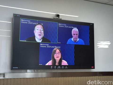 CTO Global Dell Technologies John Roese (kiri atas)