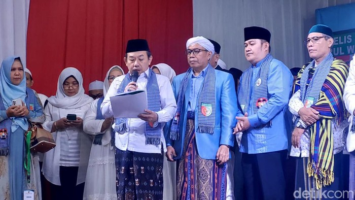 Deklarasi Majelis Dzikir Nurul Wathon dukung Prabowo-Gibran di Pilpres 2024.