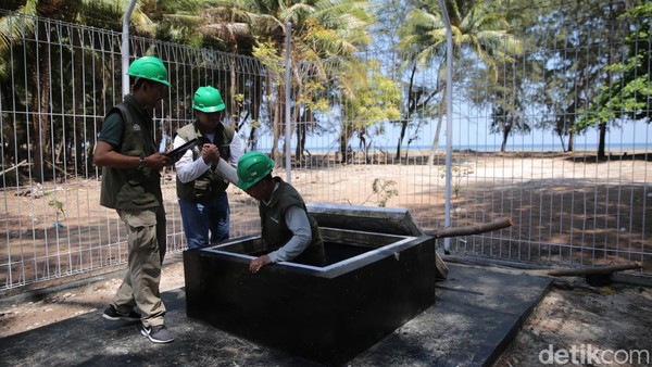 Ini Tempat Pertemuan Koneksi Kabel Laut dan Darat Palapa Ring di Waingapu