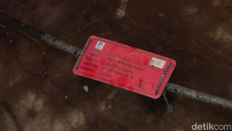 Ini Tempat Pertemuan Koneksi Kabel Laut dan Darat Palapa Ring di Waingapu Beach Manhole (BMH) merupakan instalasi jaringan kabel yang dipasang di bawah permukaan tanah. Fungsinya sebagai tempat kontrol koneksi antara kabel laut dan kabel darat.