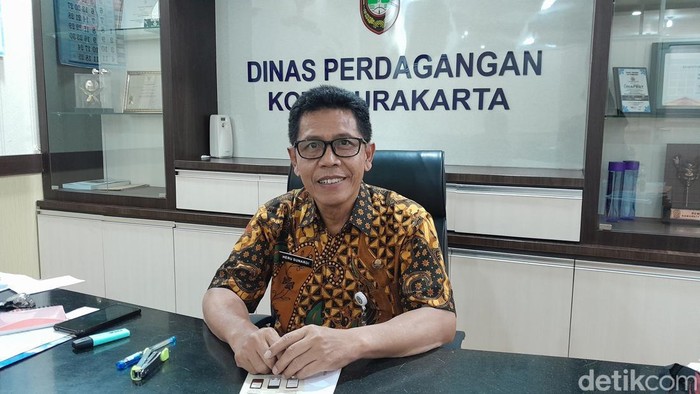 Kepala Dinas Perdagangan Kota Solo, Heru Sunardi.