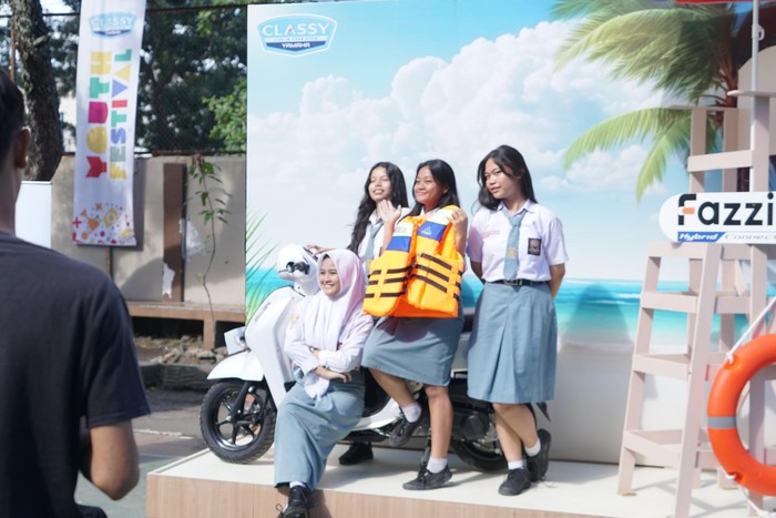 Keseruan Classy Youth Yamaha Festival Keliling 8 SMA di Medan