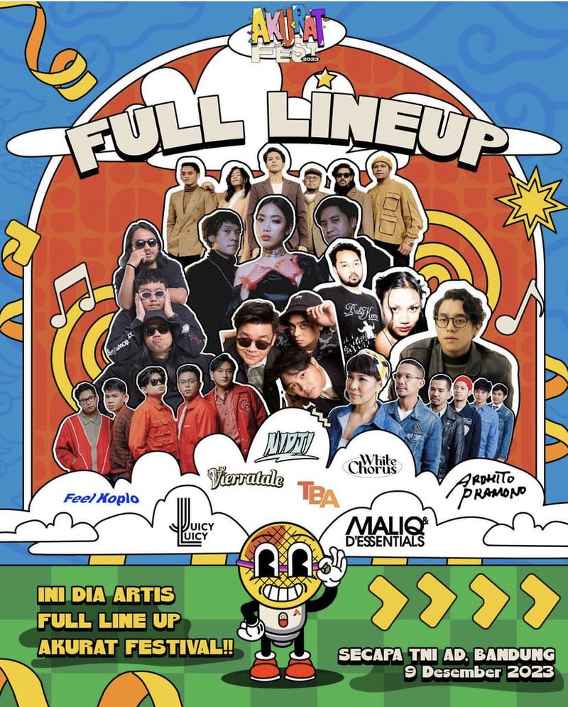 Konser di Bandung Desember 2023.