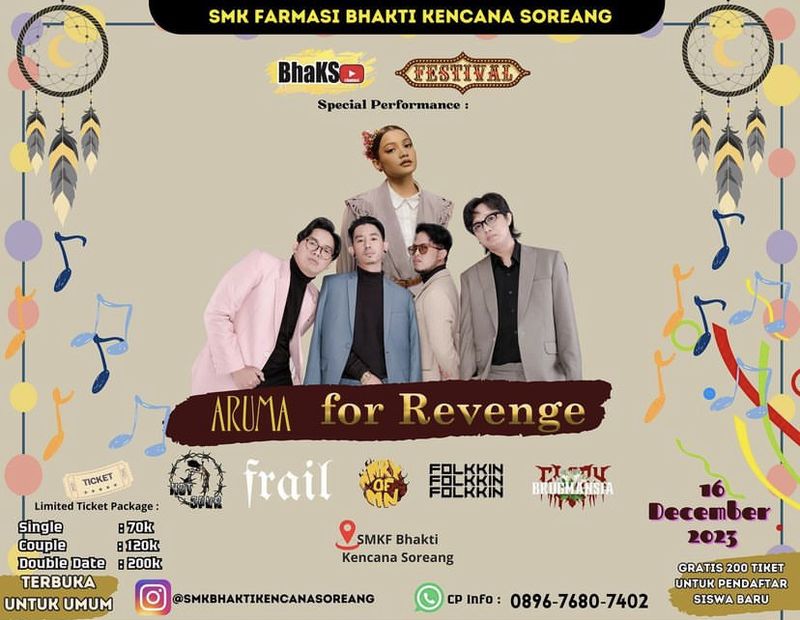 Konser di Bandung Desember 2023.