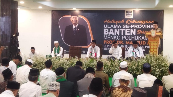 Mahfud Md di Pandeglang (Aris/detikcom)