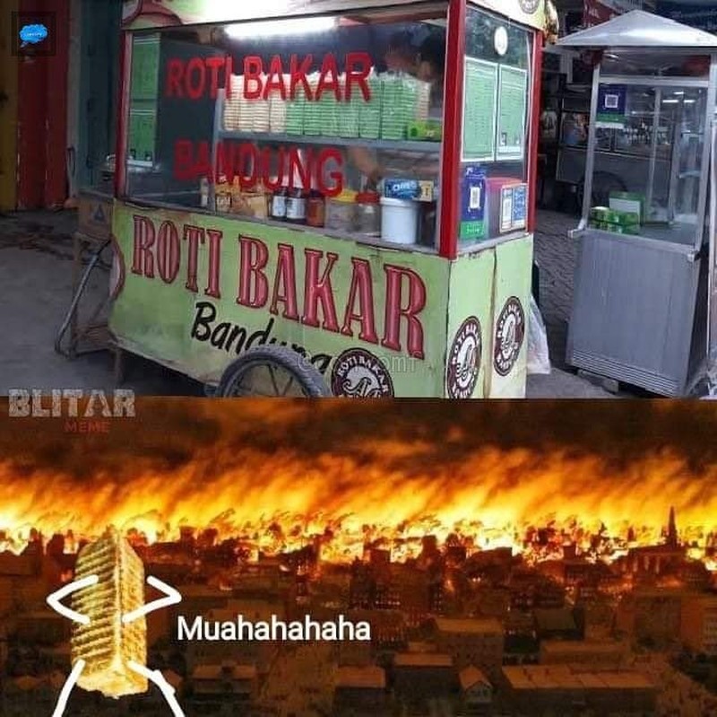 Meme berikut ini benar tapi salah. Idenya benar-benar mind blowing dan bikin nyengir yang ngelihatnya.