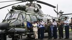 Momen Prabowo Serahkan 8 Helikopter H225M ke TNI AU