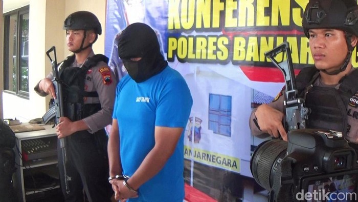 Pelaku pencabulan 3 anak di Banjarnegara.