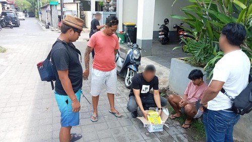 Pengedar ganja jaringan Medan-Bali ditangkap di Kuta.