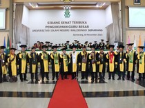 UIN Walisongo Kukuhkan 15 Guru Besar Serentak, Kini Punya 39 Profesor