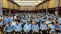 Beberapa yang hadir antara lain Ketum Golkar Airlangga Hartarto, Ketum PAN Zulkifli Hasan, Ketum Partai Demokrat Agus Harimurti Yudhoyono, Ketum Partai Bulan Bintang (PBB) Yusril Ihza Mahendra, Ketum PSI Kaesang Pangarep.