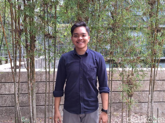 Syahrindra Restu Rahmadhani, mahasiswa Fakultas Hukum Universitas Gadjah Mada (UGM) yang merupakan Dimas Terpilih Jogja 2023. Foto diunggah Jumat (1/12/2023).