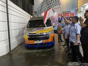 TKN Pemilih Muda Launching Mobil Roadshow, Target Menangkan Prabowo 1 Putaran
