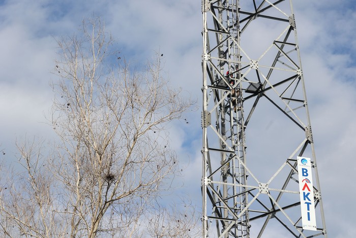 Tower BTS di Desa Kelanga, Natuna