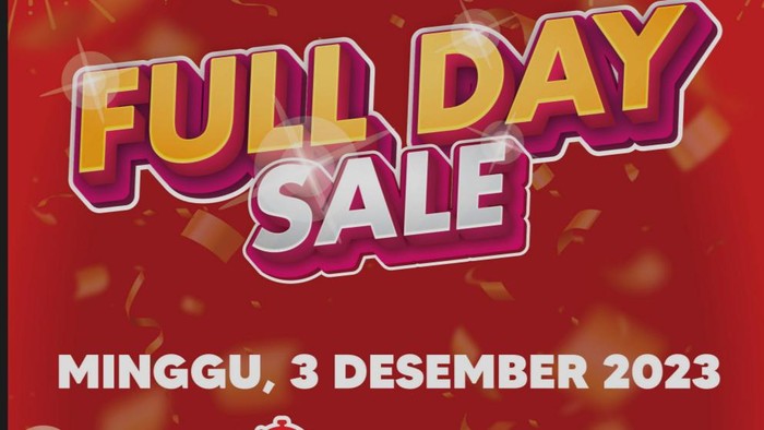 Transmart Full Day Sale Minggu 3 Desember 2023