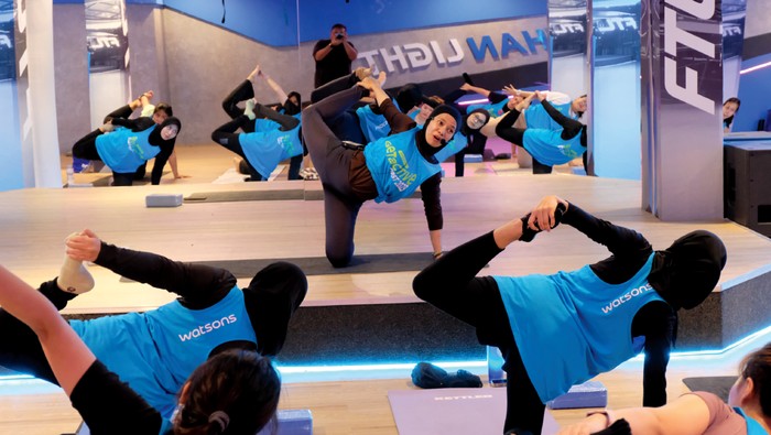 Watsons kembali menggelar Get Active Fest 2023 dengan O+O activity, mulai dari sesi online bersama nutrionist, kelas poundfit, fitness extraganza, kelas bootcamp hingga virtual race lari dan bersepada.