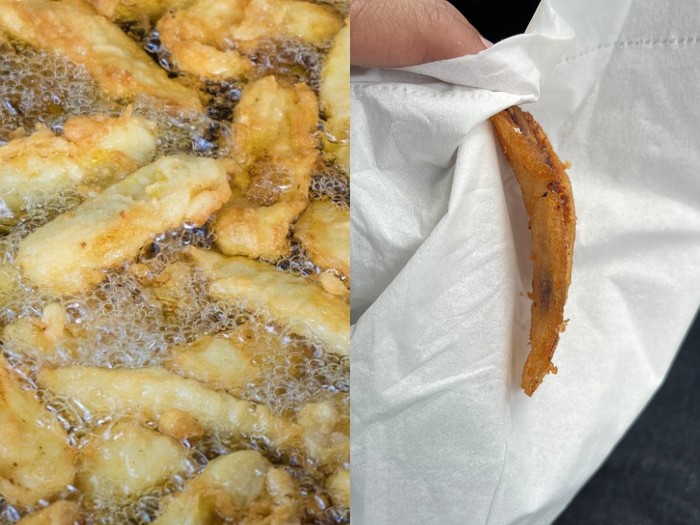 Beli Pisang Goreng Rp 6 Ribuan, Pelanggan Kaget Bentuknya Kecil Mirip Ikan Bilis