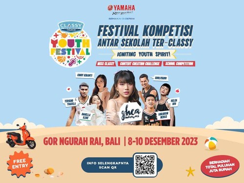 Classy Yamaha Youth Festival Bali