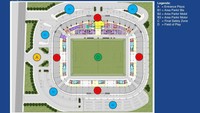 Meski dirombak total, namun dua bagian yang memiliki nilai sejarah tak akan dibongkar dan akan tetap digunakan sebagai ikon stadion. Dua bagian tersebut adalah monumen Choirul Huda dan plakat pembangunan pertama Stadion Surajaya.