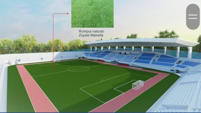 Desain baru stadion surajaya lamongan