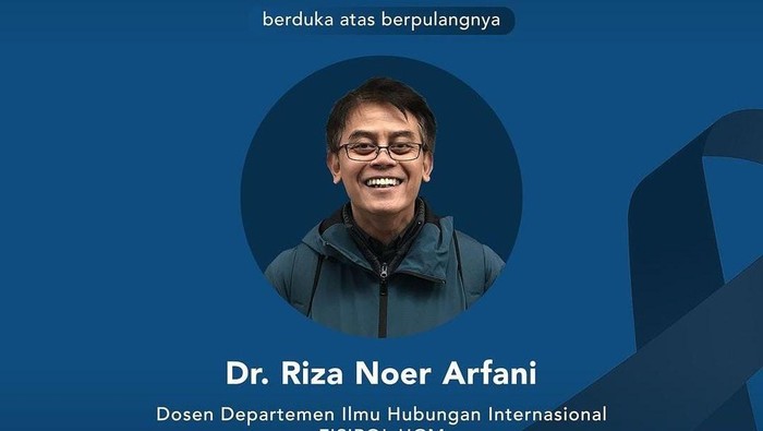 Dosen HI Fisipol UGM meninggal dunia, Sabtu (2/12/2023).