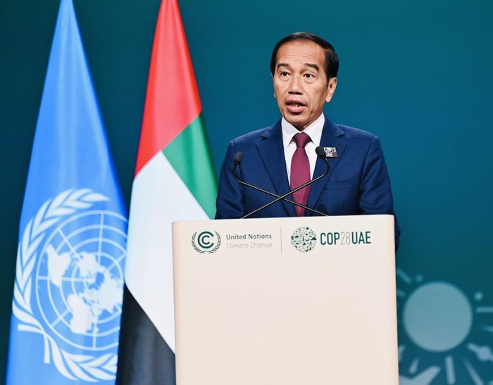 Jokowi di KTT COP28 (Foto: Laily Rachev - Biro Pers Sekretariat Presiden)
