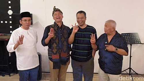 Jubir Timnas AMIN hadiri kampanye Ganjar Pranowo di Lombok, NTB.