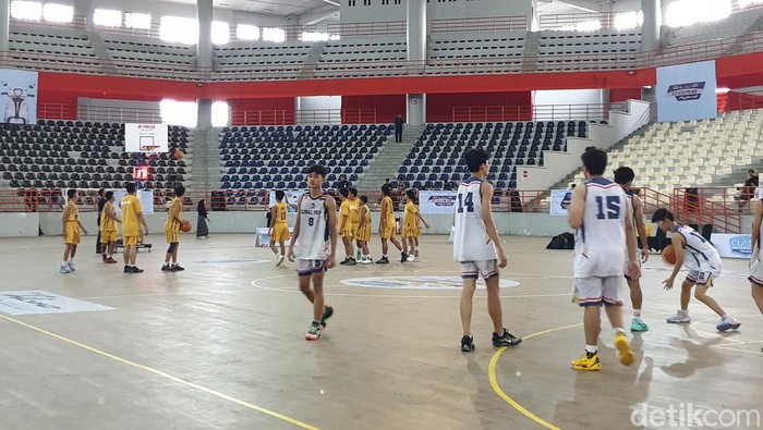 Pertandingan basket Classy Yamaha Youth Festival. (Goklas Wisely/detikSumut)