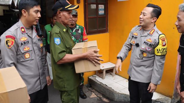 Polres Jaksel melakukan asistensi Satkamling di Setiabudi