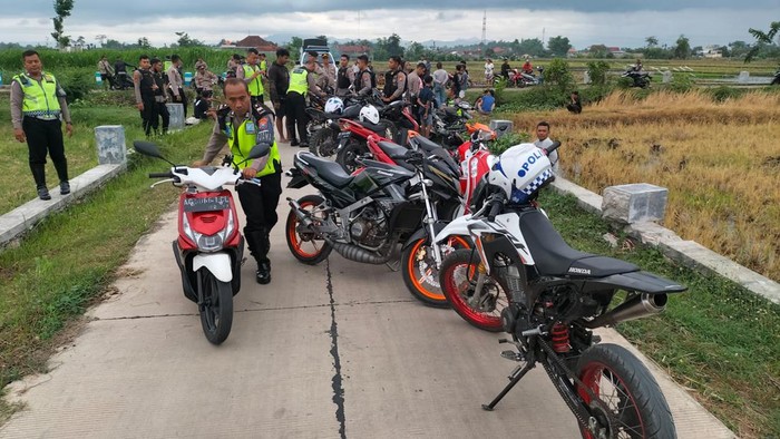 Razia balap liar Tulungagung