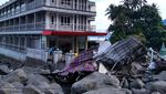 Ngerinya Batu Besar Terbawa Banjir Bandang-Longsor di Humbahas Sumut