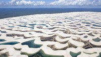 Taman Nasional Lençóis Maranhenses, Brasil. AP Photo/Andre Penner