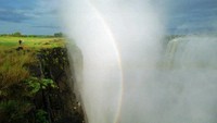 Victoria Falls National Park, Zimbabwe. (AP Photo/John Moore)