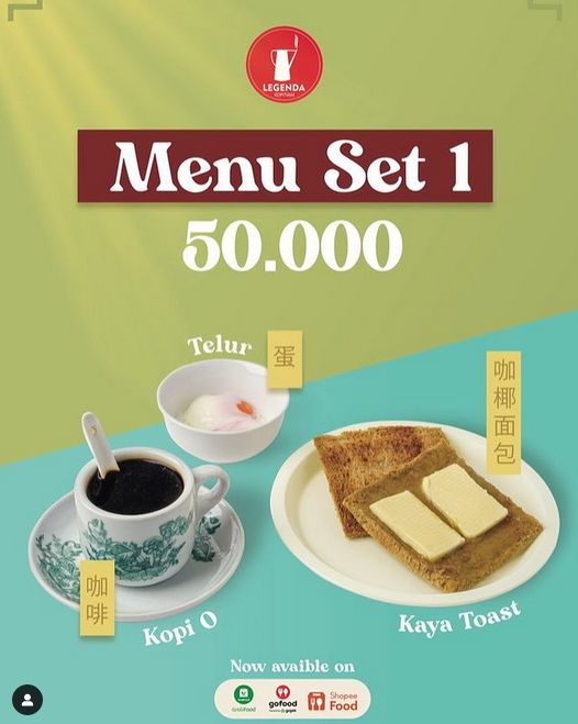 5 Kopitiam Ini Punya Paket Sarapan Klasik Kopi O hingga Kaya Toast