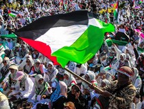 Massa Berbagai Elemen Gelar Aksi Bela Palestina di Ternate