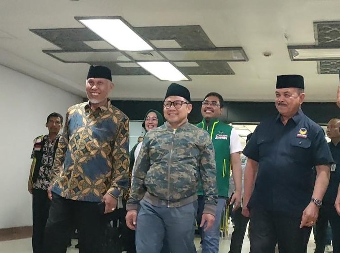 Cak Imin tiba di Bandara Minangkabau Sumbar (Dwi/detikcom)